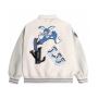 louis vuitton bunny cream varsity jacket