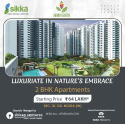 2bhk dream home at Sikka Kaamya Greens in Noida West