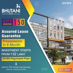 Prime commercial space in Noida by Bhutani City Centre 150