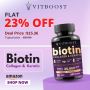 Get 23% OFF on Vitboost Biotin – Boost hair, skin, nails nat