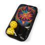 Vibrant Sunburst Pickleball Set Colorful Paddle Balls in Tra