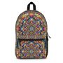 Boho Mandala Backpack Colorful Geometric Print Festival Back