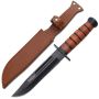 Military Tactical WWII COMBAT Fixed Blade Survival Hunting K