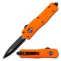 Orange Biker Tactical Recon Out The Front OTF Knife