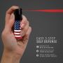 USA Flag Keychain Mini Pepper Spray for Self Defense - Safet