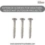 Top Exterior Screws for Weather-Resistant Outdoor Projects