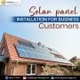 Solar panel installation for Business Customers