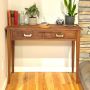 Sleek, Stylish, and Functional Walnut Console Table