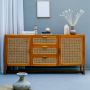 Handcrafted Teak Wood Cabinet & Sideboard: Elevate Your Spac