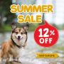 Summer Sale is Live: Shop now & get 12% Off All Pet Supplies