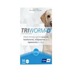 Triworm-D Dewormer for Dogs | Worm Treatment & Prevention