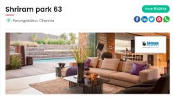 Shriram Park 63 Perungalathur