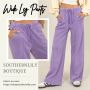 Elevate Your Look with High Rise Wide Leg Pants from Souther