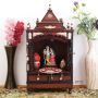 Divine Home Large Floor Rested Pooja Mandir without Door (Te