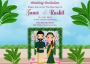 Telugu Wedding Card Designs by Crafty Art 