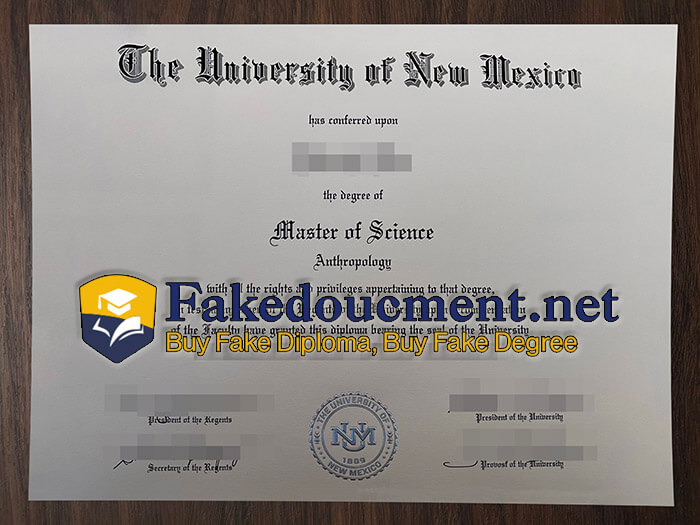 make realistic University of New Mexico degree