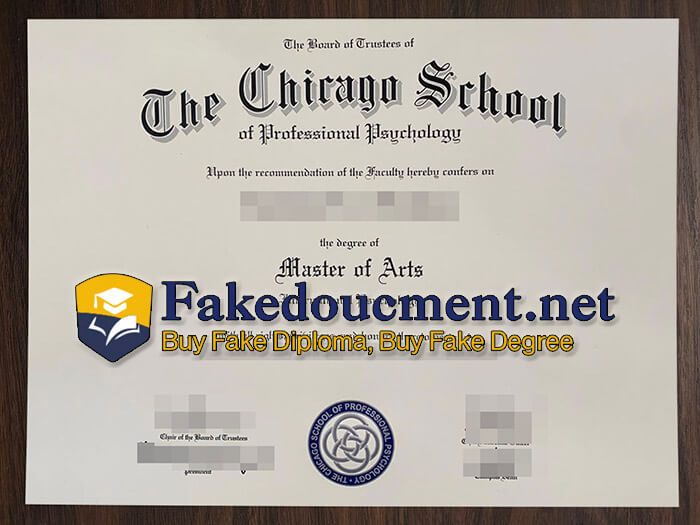 make realistic Chicago School of Professional Psychology degree